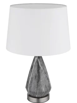 Tischleuchte ''Kisa'' in Grau - (H)54 x Ø 35 cm