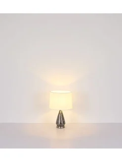 Tischleuchte ''Kisa'' in Grau - (H)54 x Ø 35 cm