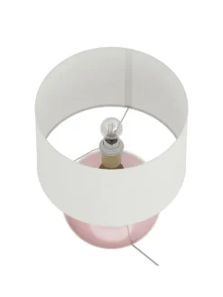 Tischleuchte LUMENZA in Pink / Weiß
