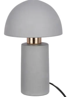 Tischleuchte "Mushroom" in Grau - (H)29 cm