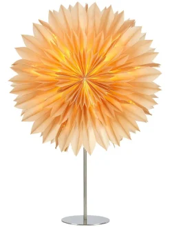 Tischleuchte "Solina" in Orange - (B)48 x (H)75 x (T)16 cm