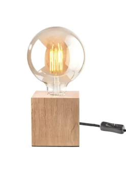 Tischleuchte STILO in Braun