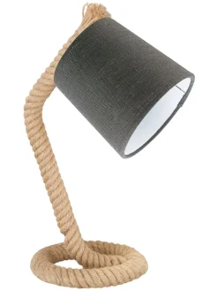 Tischleuchte "Yara" in Beige/ Grau - (B)25 x (H)37,5 cm