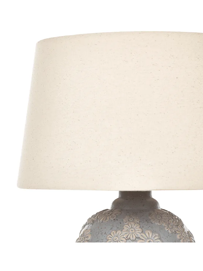 Tischleuchten FERREY in Grau/Beige - (W) 30 x (H) 46 x (L) 30 cm