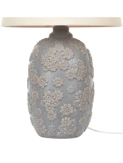 Tischleuchten FERREY in Grau/Beige - (W) 30 x (H) 46 x (L) 30 cm