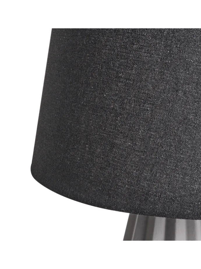 Tischleuchten MONTAGUA in Grau/Schwarz - (W) 28 x (H) 46 x (L) 28 cm