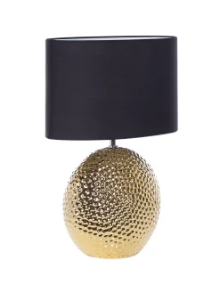 Tischleuchten NASVA in Gold/Schwarz - (W) 35 x (H) 51 x (L) 35 cm