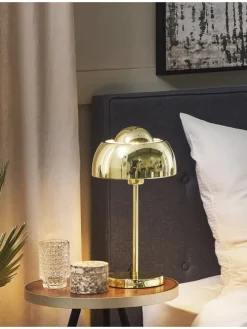 Tischleuchten SENETTE in Gold - (W) 24 x (H) 44 x (L) 24 cm