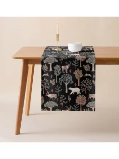Tischläufer "Christmas Artic" in Schwarz/ Bunt