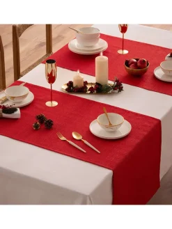 Tischläufer "Christmas Evolet" in Rot