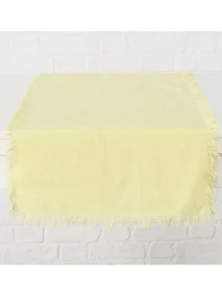 Tischläufer "Lenea" in Gelb - (L)140 x (B)40 cm