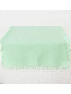 Tischläufer "Lenea" in Grün - (L)140 x (B)40 cm