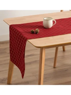 Tischläufer ''Merry Christmas'' in Rot