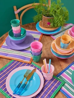 Tischset in Lila/ Grün - (L)32 x (B)42 cm