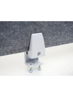 Tischtrennwand G76, 100x30cm grau