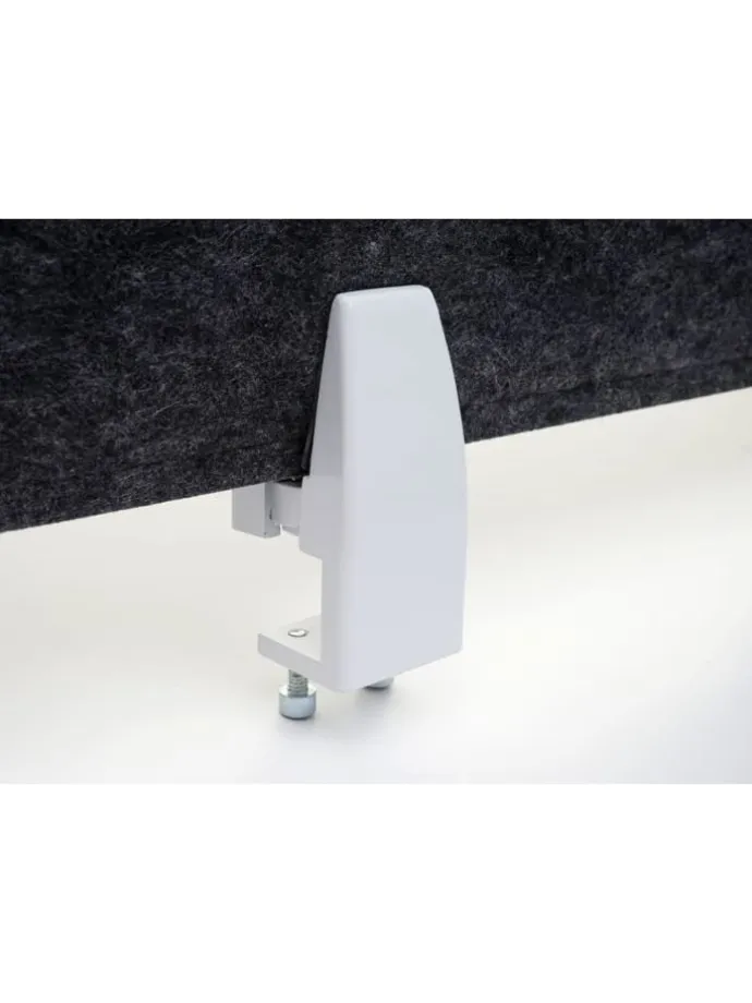 Tischtrennwand G76, 100x30cm schwarz