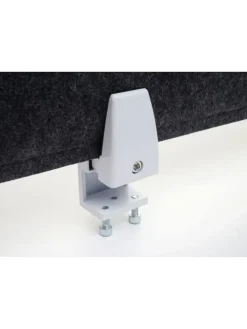 Tischtrennwand G76, 100x30cm schwarz