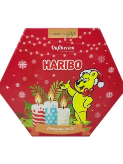 24tlg. Adventskalender "Haribo Votives & Teelichter"