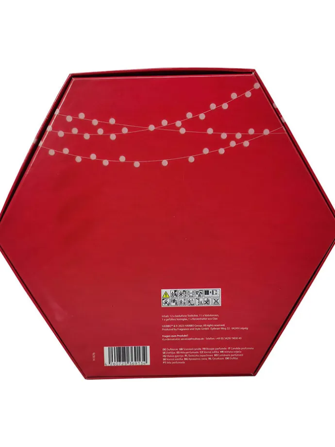 24tlg. Adventskalender "Haribo Votives & Teelichter"