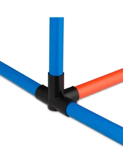 76-tlg. Agility Set in Blau/ Orange