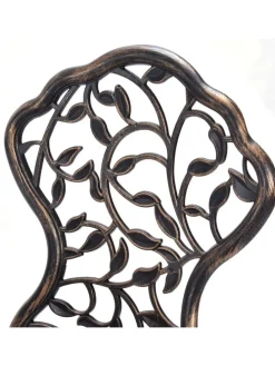 3tlg. Antik Bistroset in Bronze