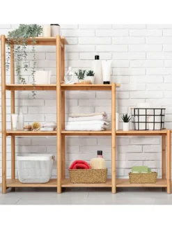 3-tlg. Aufbewahrungskorb Set in Natur