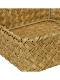 3-tlg. Aufbewahrungskorb Set in Natur