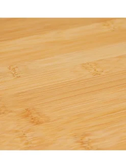 2tlg. Badregal Wäschekorb Set in Natur/Grau - (B)80 x (H)80,5 x (T)33,5 cm