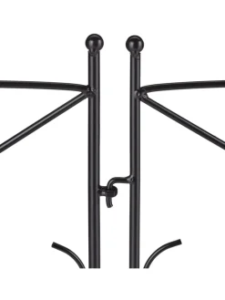 6-tlg. Beetzaun in Schwarz