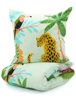 2tlg. Bettwäsche-Set in Grün