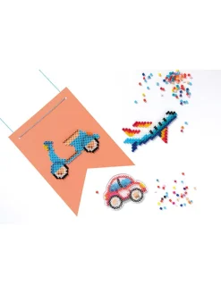 3tlg. Bügelperlen-Stiftplatten-Set 