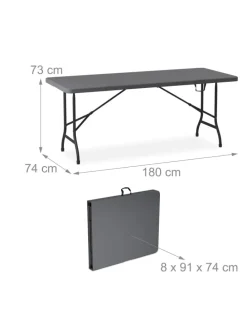 3-tlg. Bierzeltgarnitur in Grau