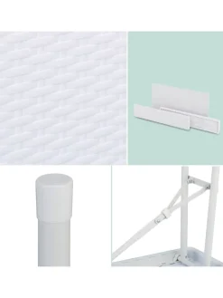 3-tlg. Bierzeltgarnitur in Weiß