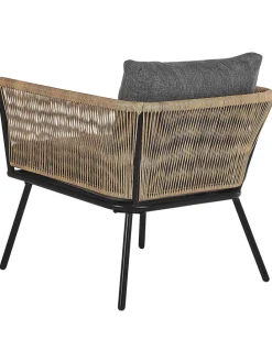 3-tlg Bistro Set GARGANO in Braun/Grau