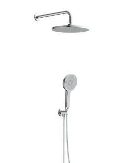 5tlg. Brause-Set ''Karibik'' in Chrom/ Hellgrau