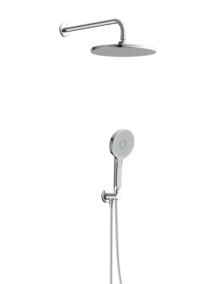 5tlg. Brause-Set ''Karibik'' in Chrom/ Hellgrau