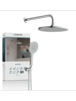 5tlg. Brause-Set ''Karibik'' in Chrom/ Hellgrau