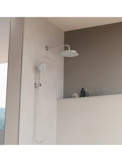 5tlg. Brause-Set ''Karibik'' in Chrom/ Hellgrau