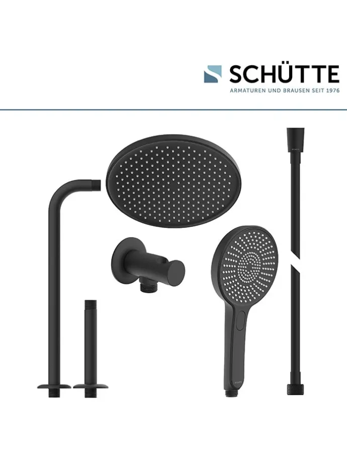 5tlg. Brause-Set ''Karibik'' in Schwarz