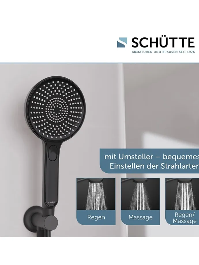 5tlg. Brause-Set ''Karibik'' in Schwarz