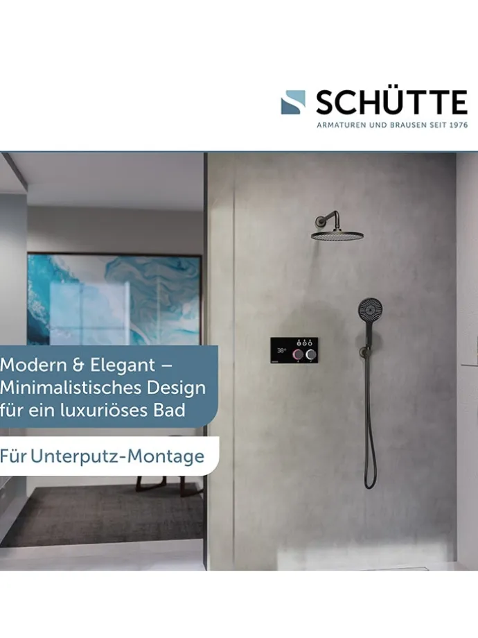 5tlg. Brause-Set ''Karibik'' in Schwarz