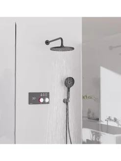 5tlg. Brause-Set ''Karibik'' in Schwarz