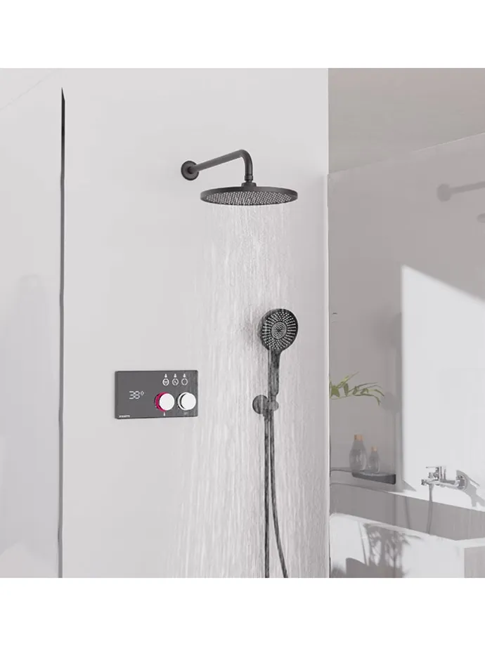 5tlg. Brause-Set ''Karibik'' in Schwarz