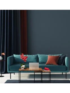 2tlg. Couchtisch Set in Natur/Schwarz