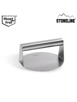 3tlg. Edelstahl-Burger-Set