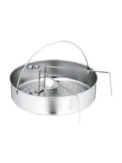 2tlg. Edelstahl-Dampgareinsatz-Set - Ø 22 cm