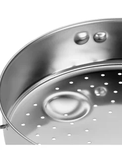 2tlg. Edelstahl-Dampgareinsatz-Set - Ø 22 cm