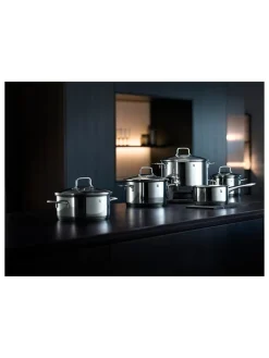 9tlg. Edelstahl-Kochgeschirr-Set "Astoria"