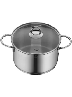 10tlg. Edelstahl-Kochgeschirr-Set 