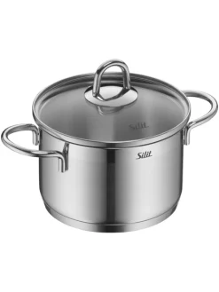 10tlg. Edelstahl-Kochgeschirr-Set 